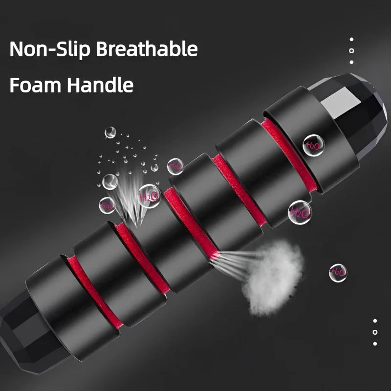 1PCS the New Jump Rope Steel Wire Skipping Exercise Adjustable Jumping Fitness Workout Training Home Sport Equipment Tangle-Free