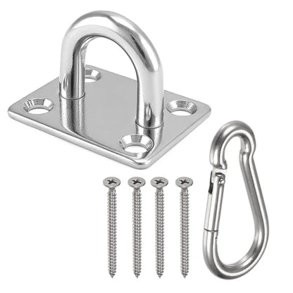 Stainless Steel Suspension Bracket Hammock Mount Ceiling Hook Anchor Hanger for Gym Training Aerial Yoga Sex Swing Hanging Kit