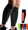 Soccer Shin Guards Shin Pads for Kids Youth Adult, Calf Compression Sleeve with Honeycomb Pads, Support for Shin Splint Baseball Boxing Kickboxing MTB, Lightweight(1Pair)