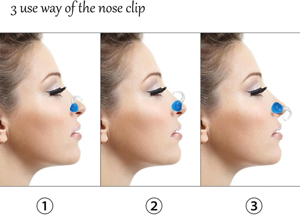 12Pcs Silicone Swimming Nose Plugs for Kids Age 7+ Adults | Block the Water Out of Nose Don'T Feel Hurt Fit for Different Nose Shape 6 Color Match Your Swimsuits