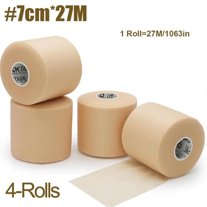 4 Rolls OK TAPE Pre Wrap Athletic Tape Foam,Underwrap Tape Sports Foam,Underwrap Bandage Athletic for Ankle Wrists Knees Sports