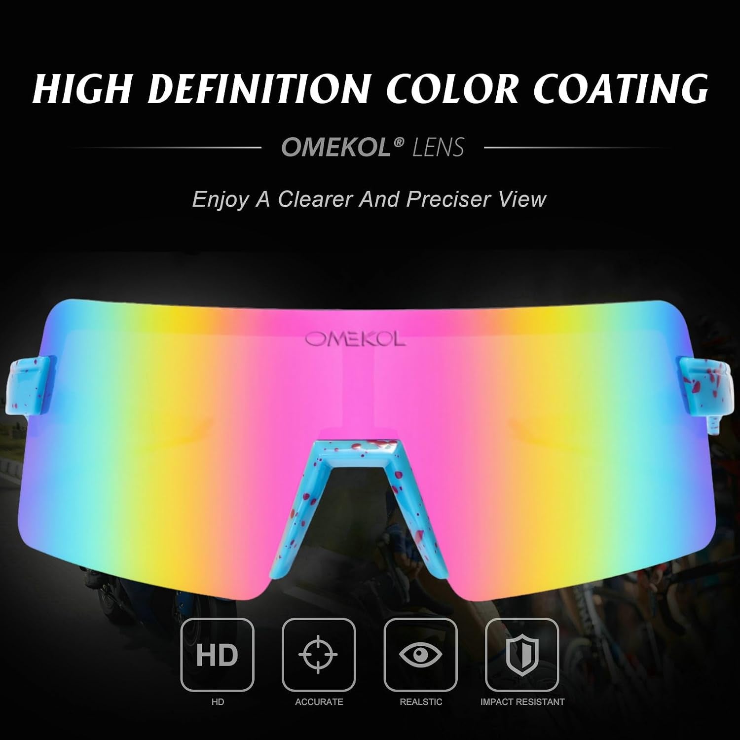 Two Sizes for Adults and Youth Polarized Sunglasses Men Women Outdoor Sport Baseball Glasses UV400 Cycling Eyewear