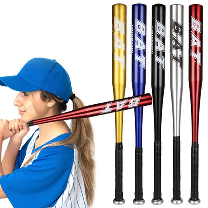 51Cm Outdoor Sports Training Aluminum Alloy Thick Baseball Bat Youth Home Use Baseball Bat Defense Portable Self-Defense