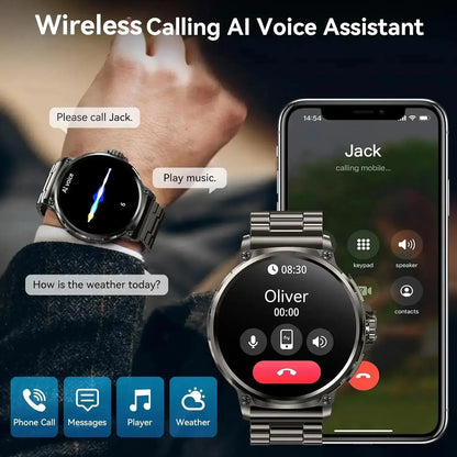Multifunctional Smart Watch, Smartwatch with Calls, Fashion Digital Watch with Answer/Make Calls &amp; 100+ Sport Modes, Waterproof Sports Watch for Women &amp; Men