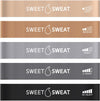 Sweet Sweat® Mini Loop Hip Bands with 5 Levels of Resistance (Toned) | Hip Booty Bands for Squats Lunges Physical Therapy Yoga Pilates Rehab and Home Workout | Non-Latex Elastic Bands W/ Carry-Bag