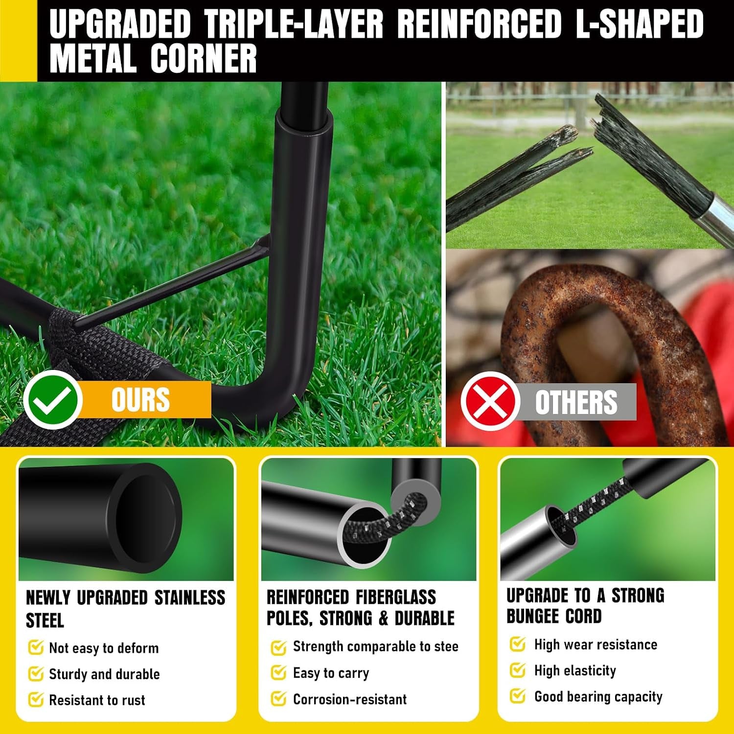 Soccer Goal, Kids Soccer Goals for Backyard Set, Pop up Soccer Net | 2 Pack Portable Soccer Nets with Soccer Ball, Cones, Training Equipment for Youth Toddler Indoor Outdoor Sports Games