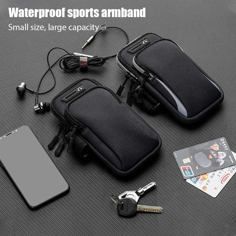 Universal Armband Sport Phone Case for Running Arm Phone Holder Sports Mobile Bag Hand for Iphone Xiaomi Huawei under 6.5" 7.2"