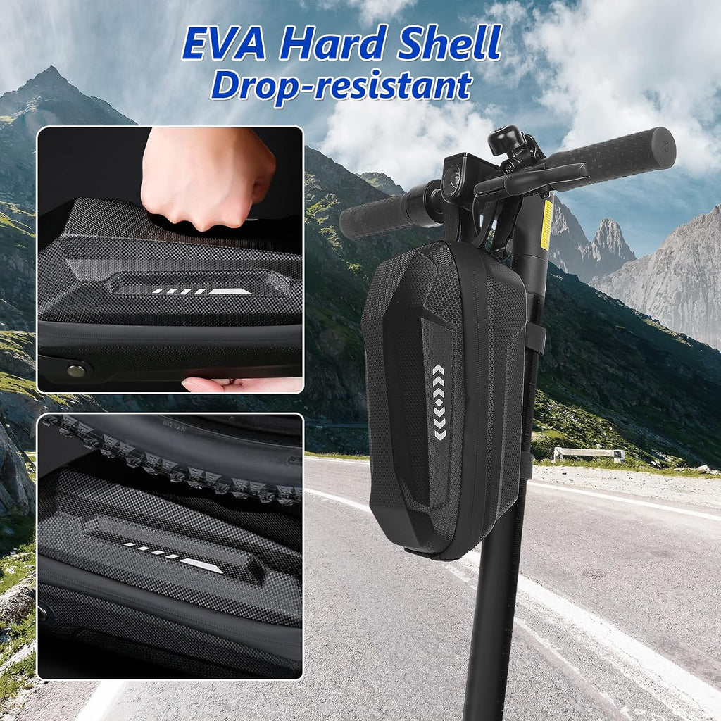 Electric Scooter Storage Bag, Hard Shell Front Bags, EVA Waterproof Scooter Front Carrying Bag, Handlebar Bag for Mijia M365 Pro Segway Ninebot E ES1/2/3/4