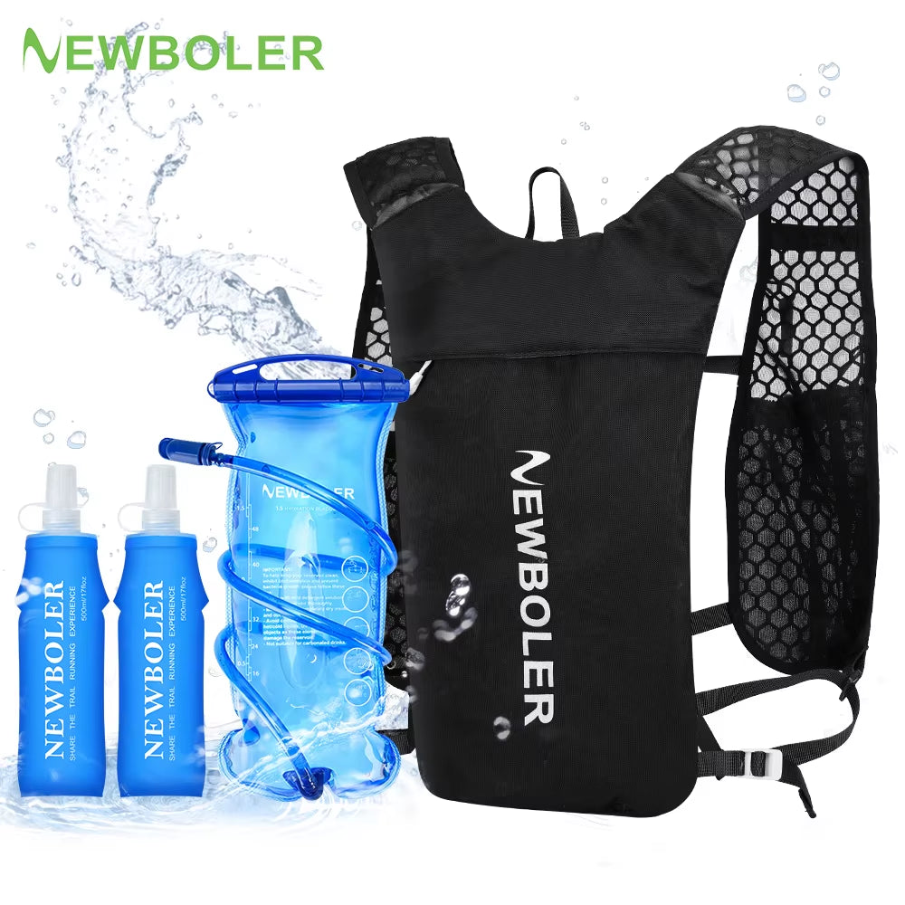 Breathable Hydration Vest Trail Running Backpacks Lightweight Cycling Run Jogging Marathon Backpack Riding Climbing Bag