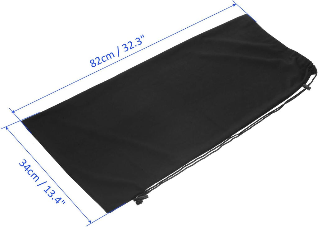 Tennis Racket Cover Bag - Velvet Pouch Tennis Racquet Bag, Single Shoulder, Apply to Tennis Sports (82 X 34 Cm, Black)