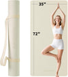 Extra Large Yoga Mat – 72"X48" or 78"X57", 1/4"–1/2" Thick Mat for Women & Men, TPE Non-Slip Pilates Mat for Home Gym, Yoga, Stretching, Meditation