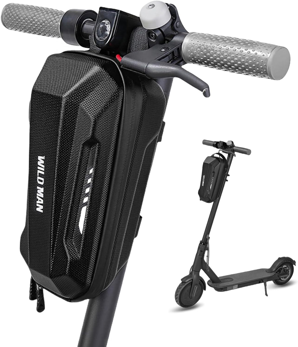 Scooter Storage Bag, 2L Large Capacity Scooter Handlebar Bag, EVA Handlebar Waterproof Front Bag for Carrying Phone, Wallet, Repair Tools, Charger Tools