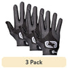 (3 Pack) , Epic Football Receiver Gloves, Adult, L/XL, Black