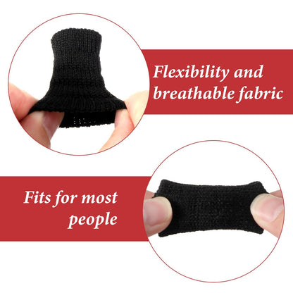 20 Pcs Breathable Finger Brace Elastic Sports Finger Compression Sleeves