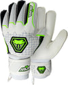 Reflex Goalkeeper Gloves | Youth/Adult | Quality Latex Palm & Back Hand | Removable Finger Spine Protection & Double Length Latex Wristband | Standout Design