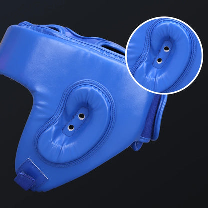 Boxing Head Protection Fully Enclosed Combat Protective Gear, Muay Thai Helmet, Free Combat, Sanda Head Cover,Headgear