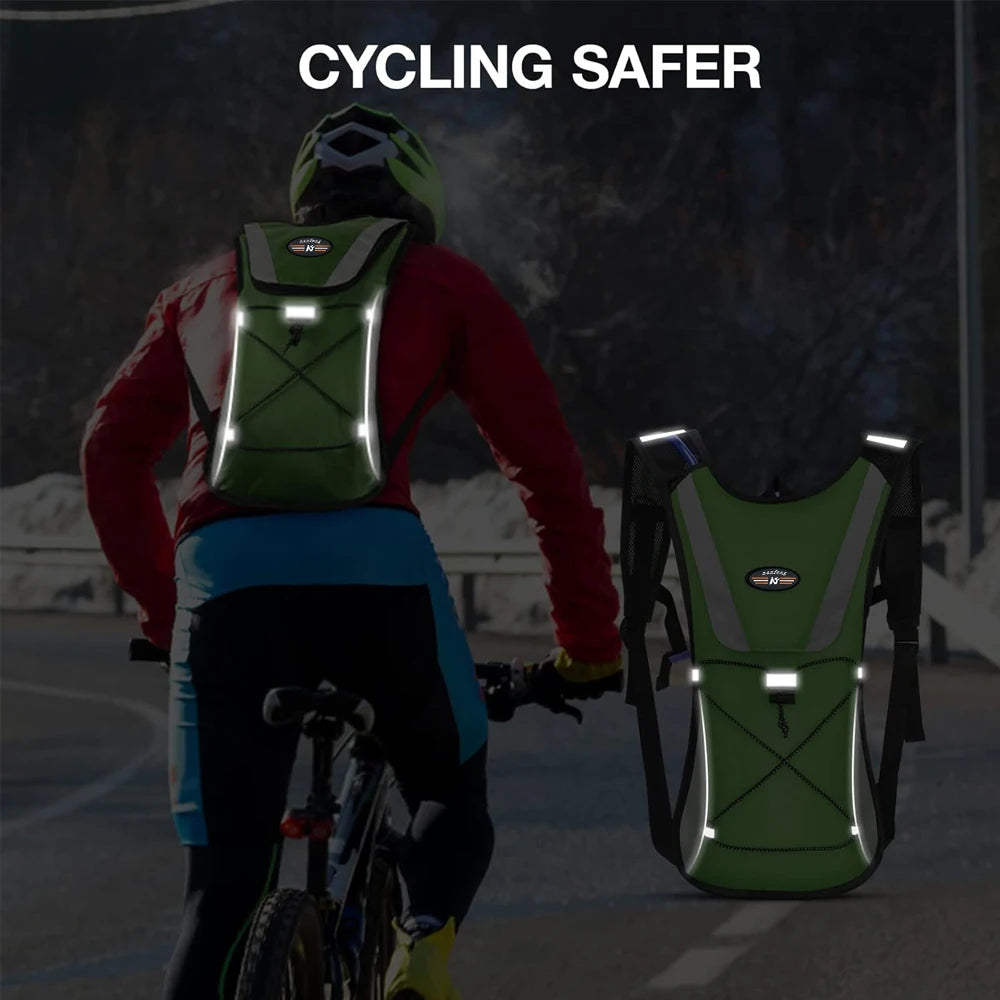 1Pcs Hydration Pack Lightweight Insulation Water Rucksack Backpack Bladder Bag Cycling Bicycle Bike/Hiking Climbing Pouch