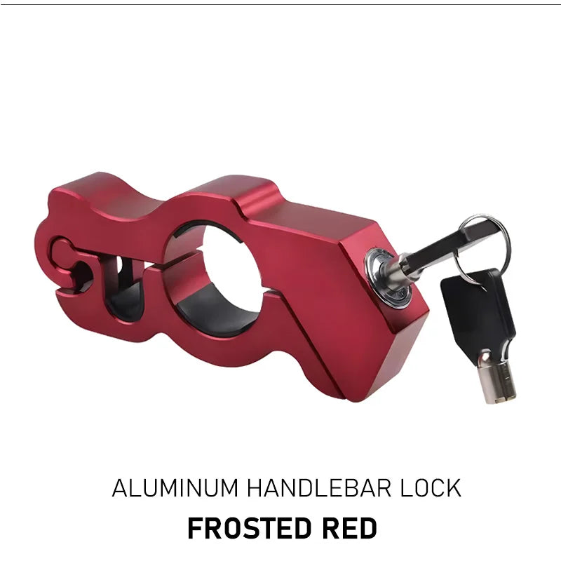 Motorcycle Lock Heavy Duty for Grip Lock Throttle Lock Brake Locks anti Theft Locks Front Brake on Dirt Bike Moped Scooter Lock