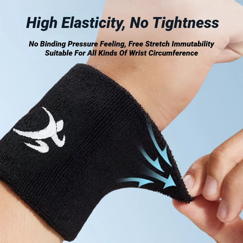 Fashion Sports Wristbands for Men and Women Running Basketball Fitness Tennis Badminton Towels Breathable Sweat Absorbing