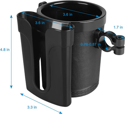 3-In-1 Bike Cup Holder with Cell Phone Keys Holder, Bike Water Bottle Holders, U