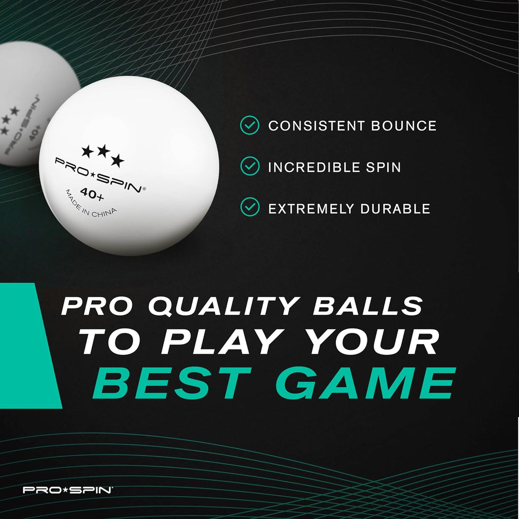 High-Performance Ping Pong Balls (12/24/60 Pack Sizes) | White 40+ Table Tennis Balls | Premium ABS Plastic | Professional Quality | Official Size & Weight | Indoor & Outdoor Games