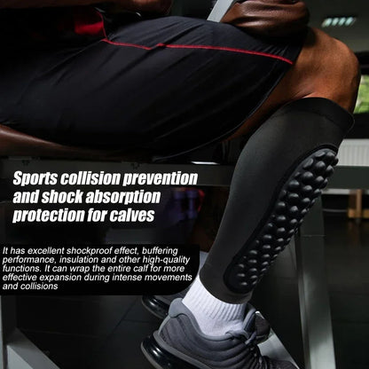 Soccer Shin Guards Shin Pads, Football Shin Guard Socks Sleeves with Foam, Calf Compression Sleeve Pads, Calf Protective Gear