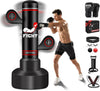 Heavy Punching Bag for Adults Teens, 70” Boxing Bag with Gloves, Pump | Punching Bag with Gloves, Pump and Jump Rope, Boxing Reflex Ball, Women Men Kickboxing Bags for Training MMA Fitness Home Gym