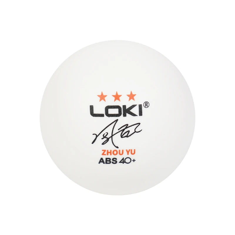 50/100PCS  Table Tennis Balls 3 Star 40+ New ABS Plastic Material Ping Pong Balls with Seam Club Training Ping Pong Balls