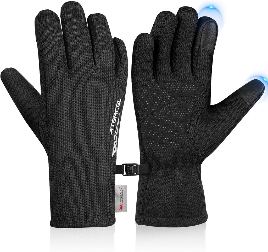 3M Thinsulate Winter Gloves Men Women, Waterproof Thermal Cold Weather Gloves, Touchscreen Snow SKI Skating Gloves