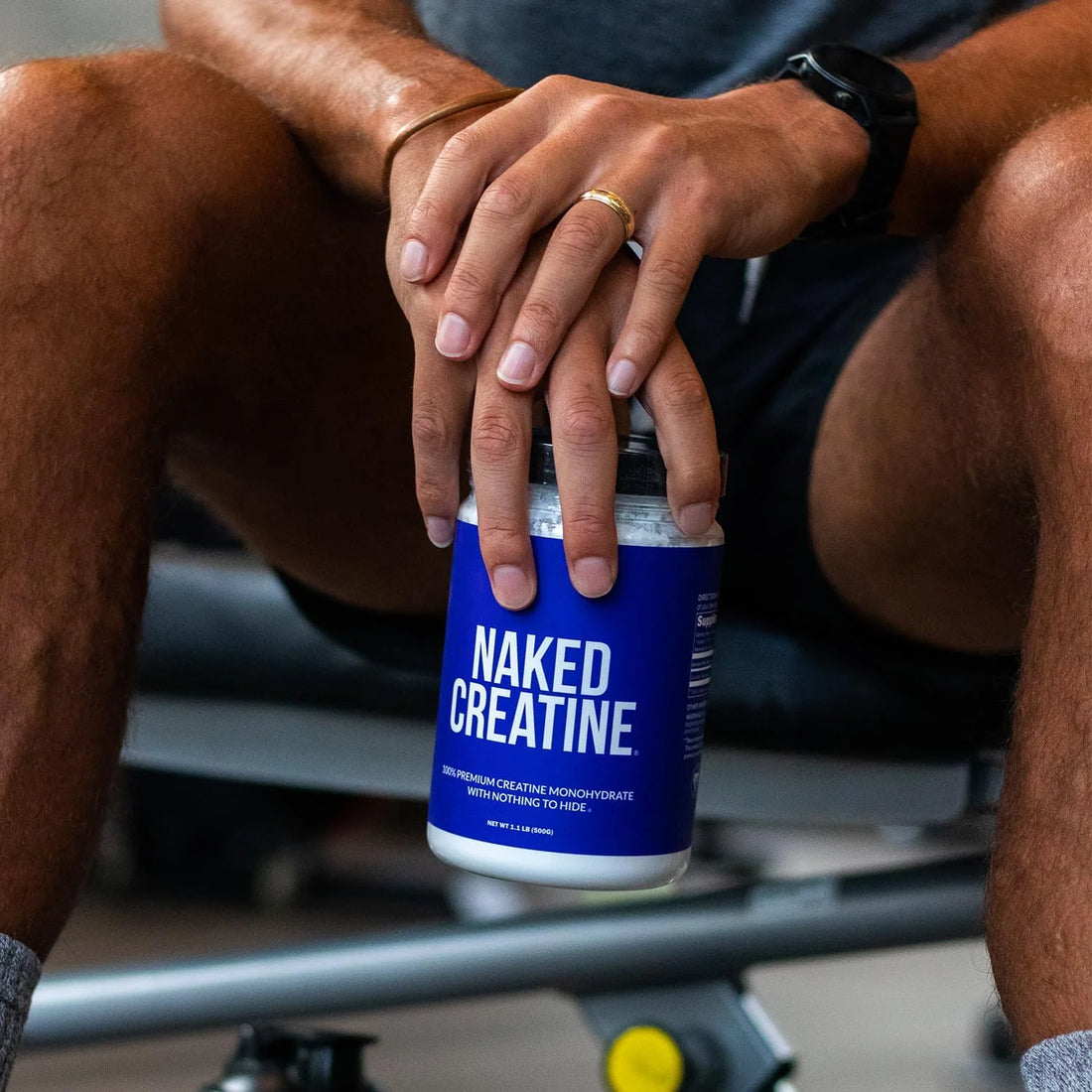 Naked Creatine Monohydrate, Unflavored Micronized Creatine Powder Supplement, 1KG 200 Servings