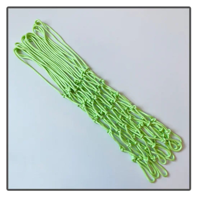 50CM Standard Luminous Basketball Net, Green Fluorescent Basketball Net, Self Luminous Children&
