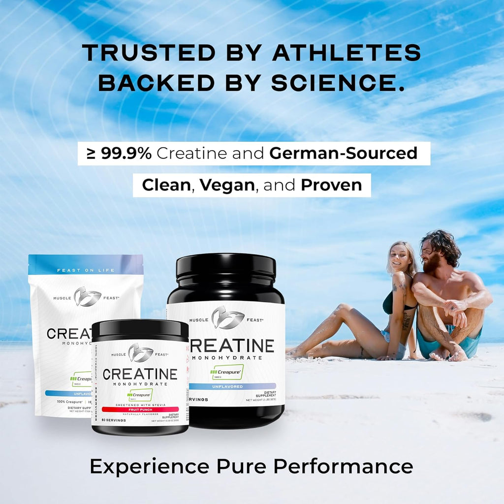 Creapure Creatine Monohydrate Powder, Watermelon (300G) | Vegan, Non-Gmo, Keto Friendly Mass Gainer, Muscle Recovery Supplement & Trusted Creatine for Muscle Growth, Creatine Powder