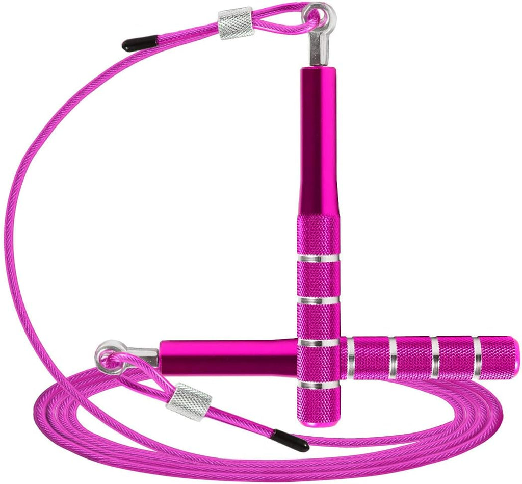 Jump Rope,  Speed Jumping Rope for Training Fitness Exercise, Adjustable Adults Workout Skipping Rope for Men, Women, Kids, Girls