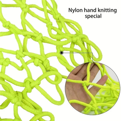 50CM Standard Luminous Basketball Net, Green Fluorescent Basketball Net, Self Luminous Children&