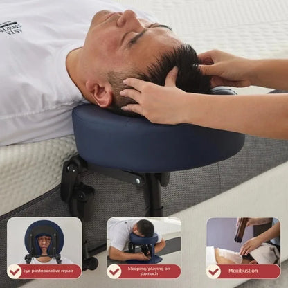 Massage Head Rest Kit for Bed Mattress with Memory Foam Face down Pillow for Salon SPA Massage Therapy Recovery