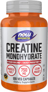 Sports Nutrition, Creatine Monohydrate 750 Mg, Mass Building*/Energy Production*, 120 Veg Capsules