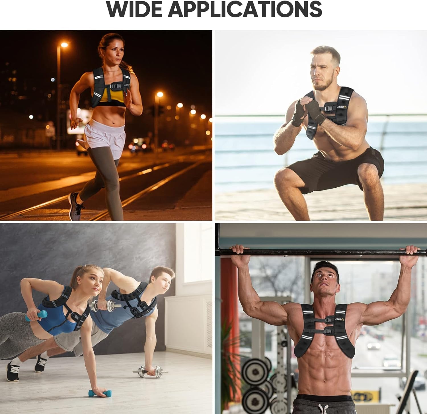 Weighted Vest Men Women, Weight Vest for Women Workout Equipment for Strength Training Running