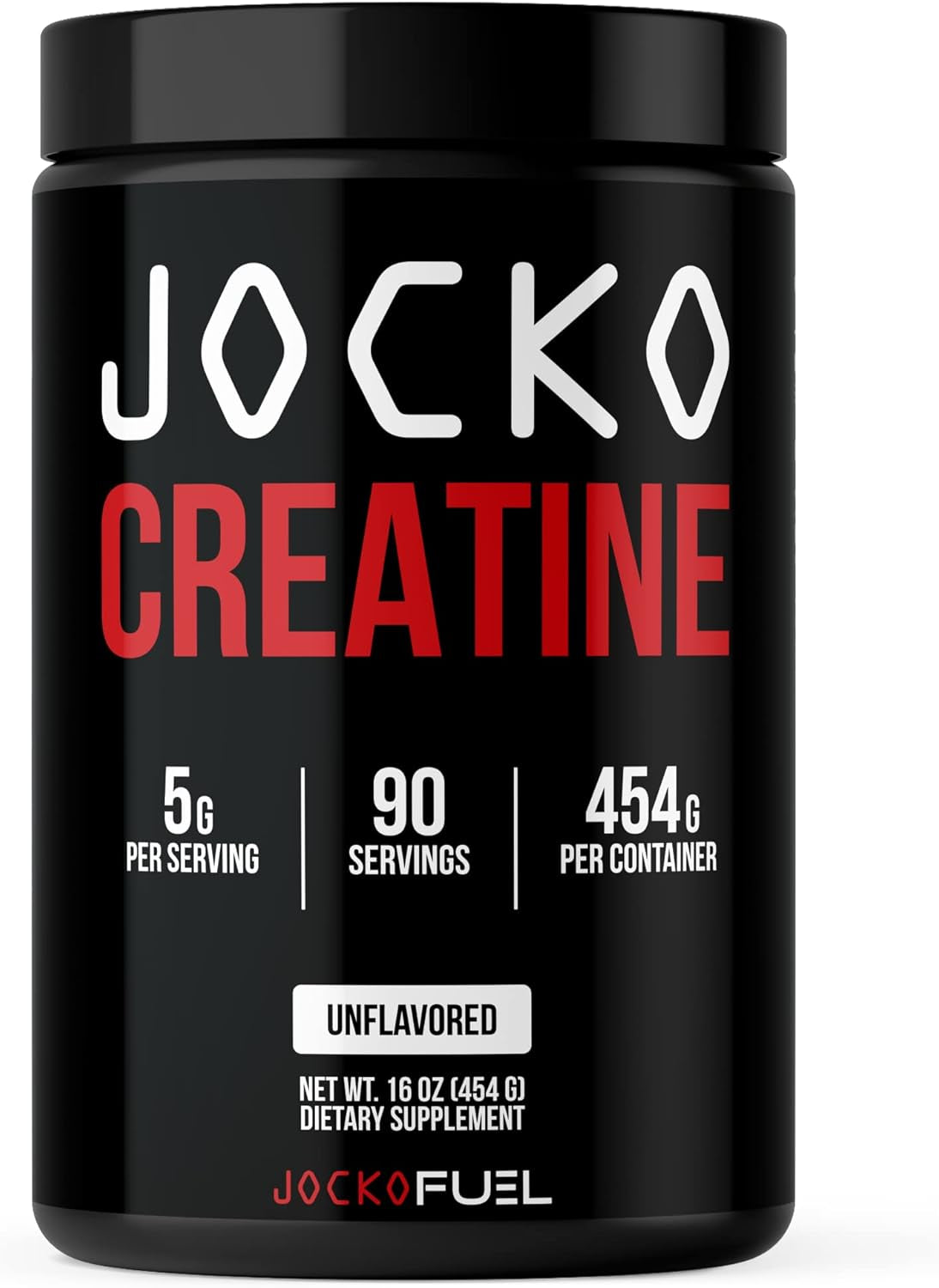 Creatine Monohydrate, Pure Micronized Powder for Men & Women, Supports Muscle Growth, Strength, Recovery & Cognition, Unflavored, 450 Grams, 90 Servings
