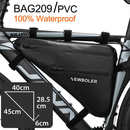 Bike Bicycle Bag Front Tube Frame Handlebar Waterproof Cycling Bags Triangle Pouch Frame Holder Bicycle Accessories