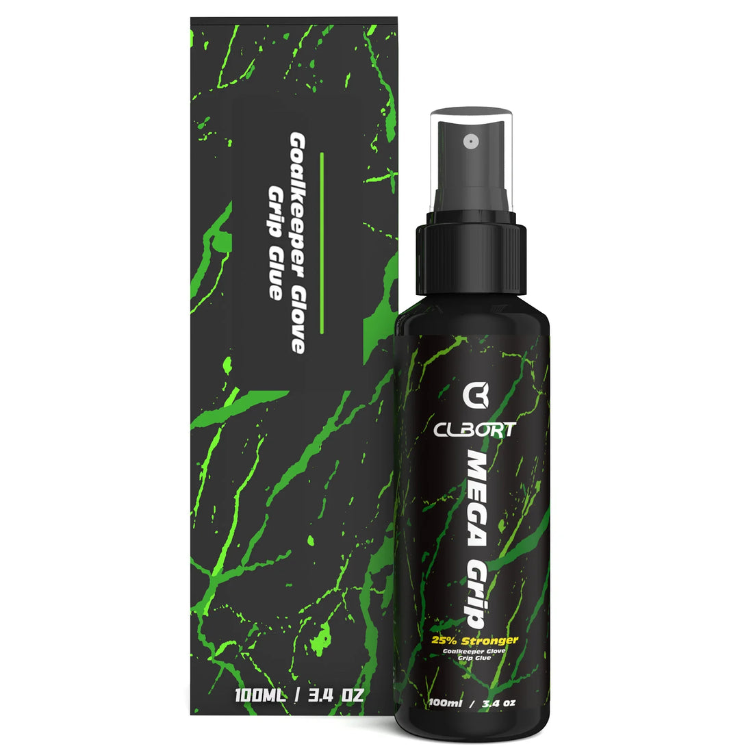 Clbort Goalkeeper Glove Grip Spray, MSDS Certified Goalie Glove Glue, 100Ml
