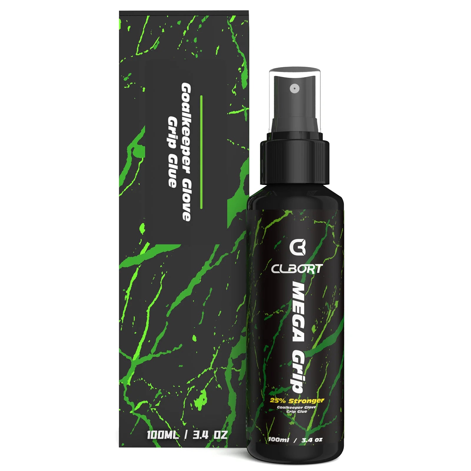 Clbort Goalkeeper Glove Grip Spray, MSDS Certified Goalie Glove Glue, 100Ml