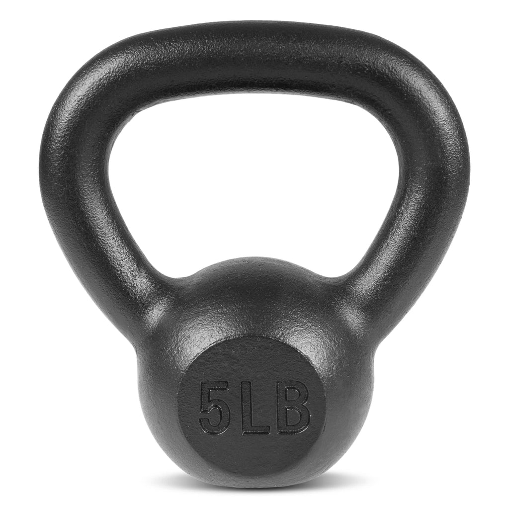Solid Cast Iron Kettlebells Weights for Full Body Workout, 5 to 45 Lbs