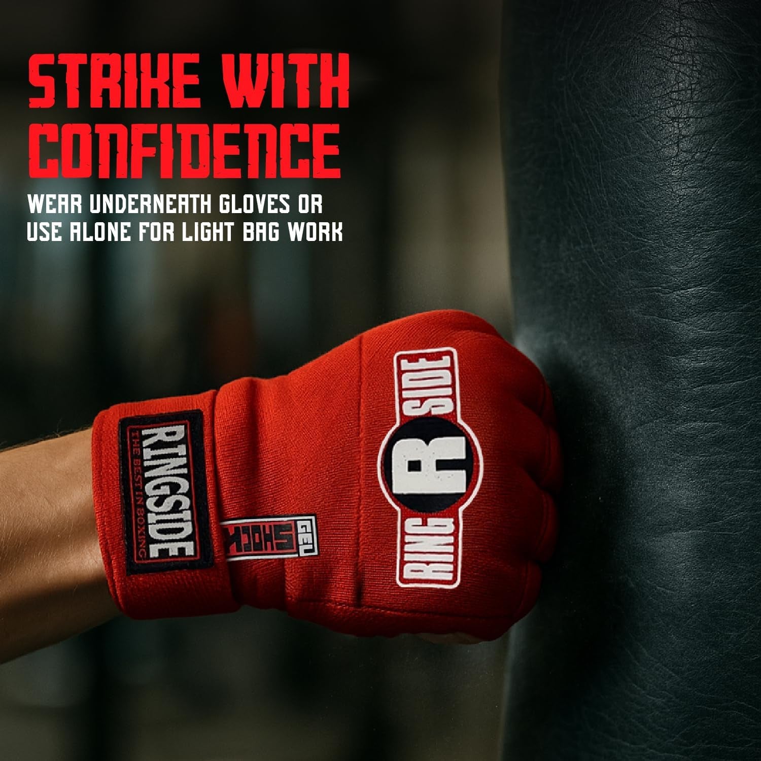 Gel Shock Quick Wraps, Impact-Absorbing Hand Wraps with Secure Support, Ideal for Boxing, MMA, Muay Thai, and Martial Arts, Inner Boxing Gloves for Men and Women