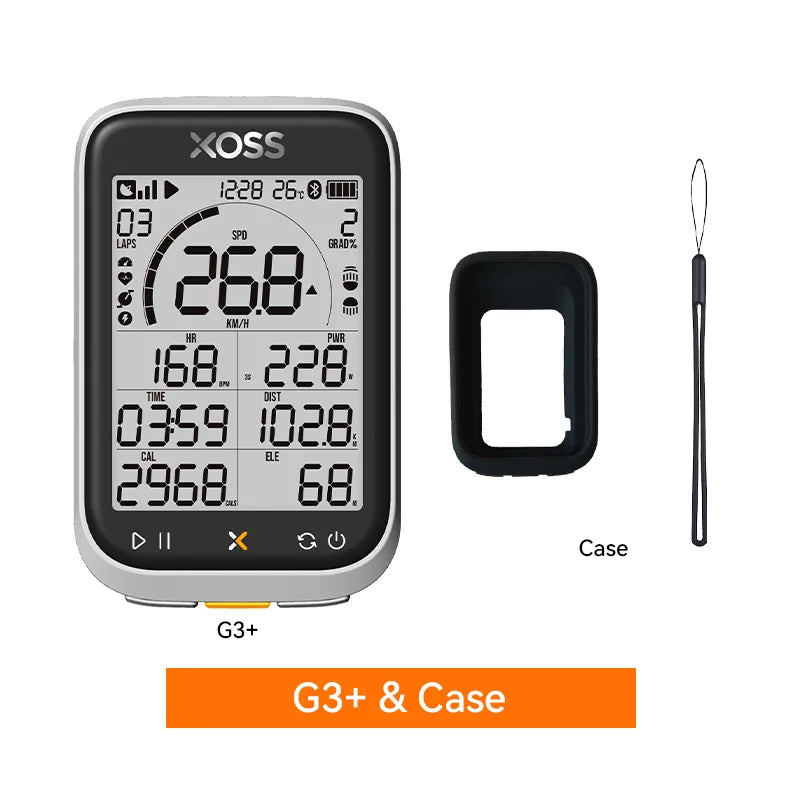 G3/G3+ GPS Bike Computer G/G+ Gen.3 Power Meter Cadence Speed Bicycle Odometer G3 plus Waterproof Lights Connection Cycling
