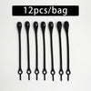 12Pcs Stretch Silicone Shoelaces No Tie Shoe Laces Elastic Laces Sneakers Adults Kids Lazy Shoelace for Shoes Rubber Zapatillas