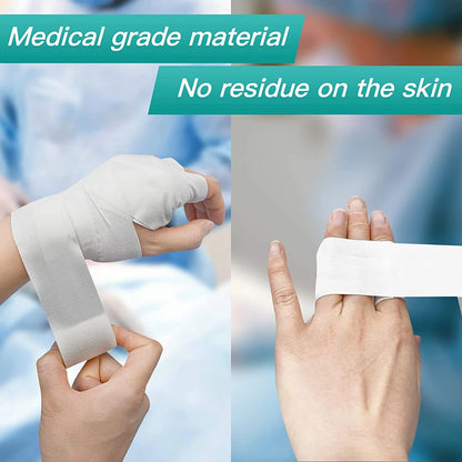 3-Rolls Foam Sport Underwrap Athletic Foam Tape Sports Pre Wrap Athletic Tape for Ankles Wrists Hands and Knees