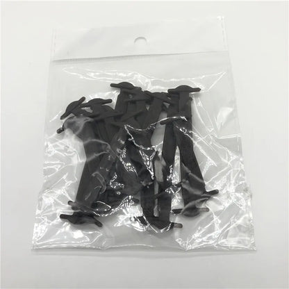 16Pcs/Lot Silicone Shoelaces No Tie Shoelaces 12 Colors Elastic Lace Shoelace Creative Lazy Silicone Laces Rubber Lace