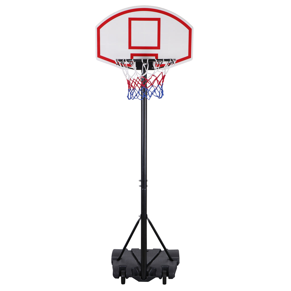 Basketball Hoop Outdoor Adjustable 5.5-7 Ft Portable Basketball Goals Stand Kids