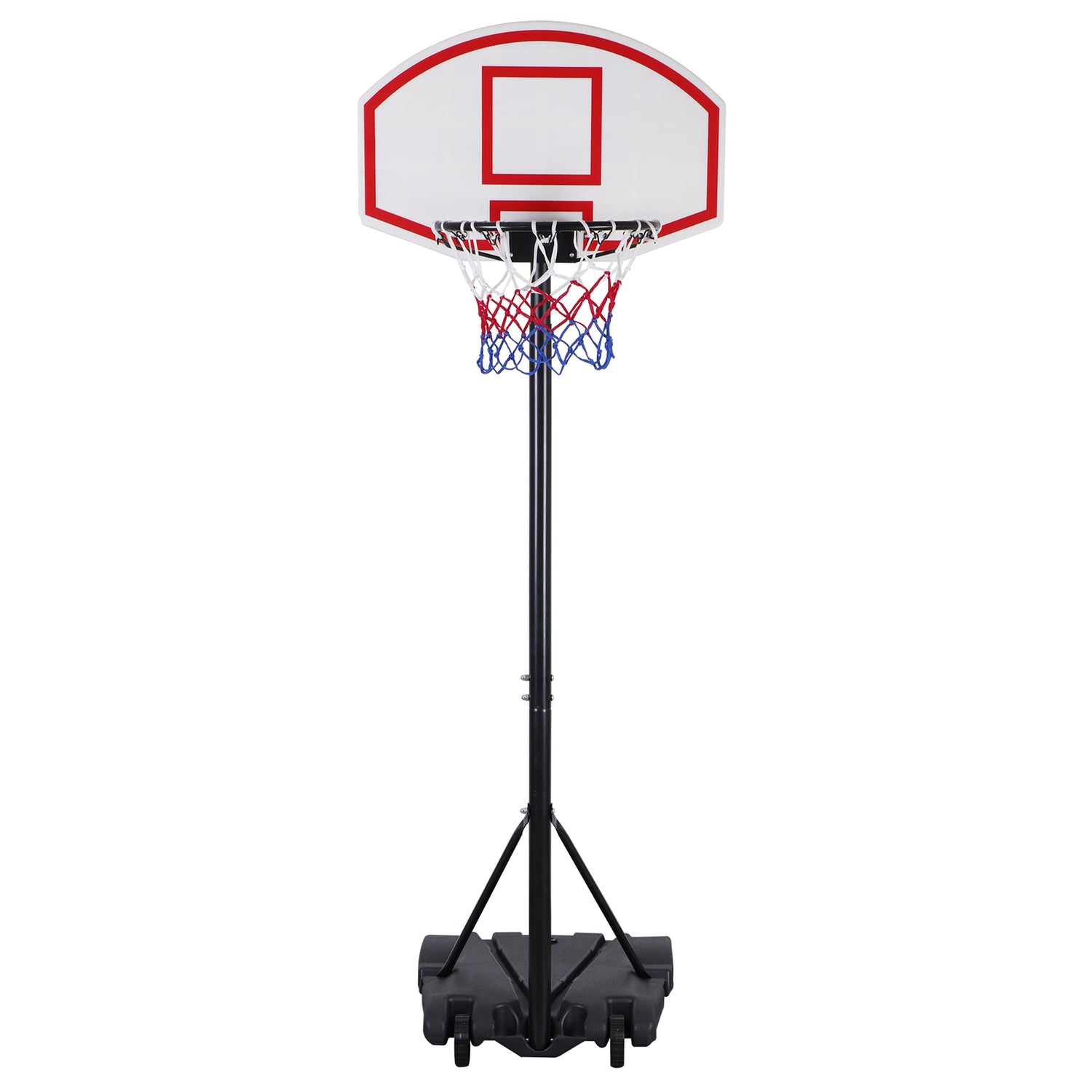 Basketball Hoop Outdoor Adjustable 5.5-7 Ft Portable Basketball Goals Stand Kids