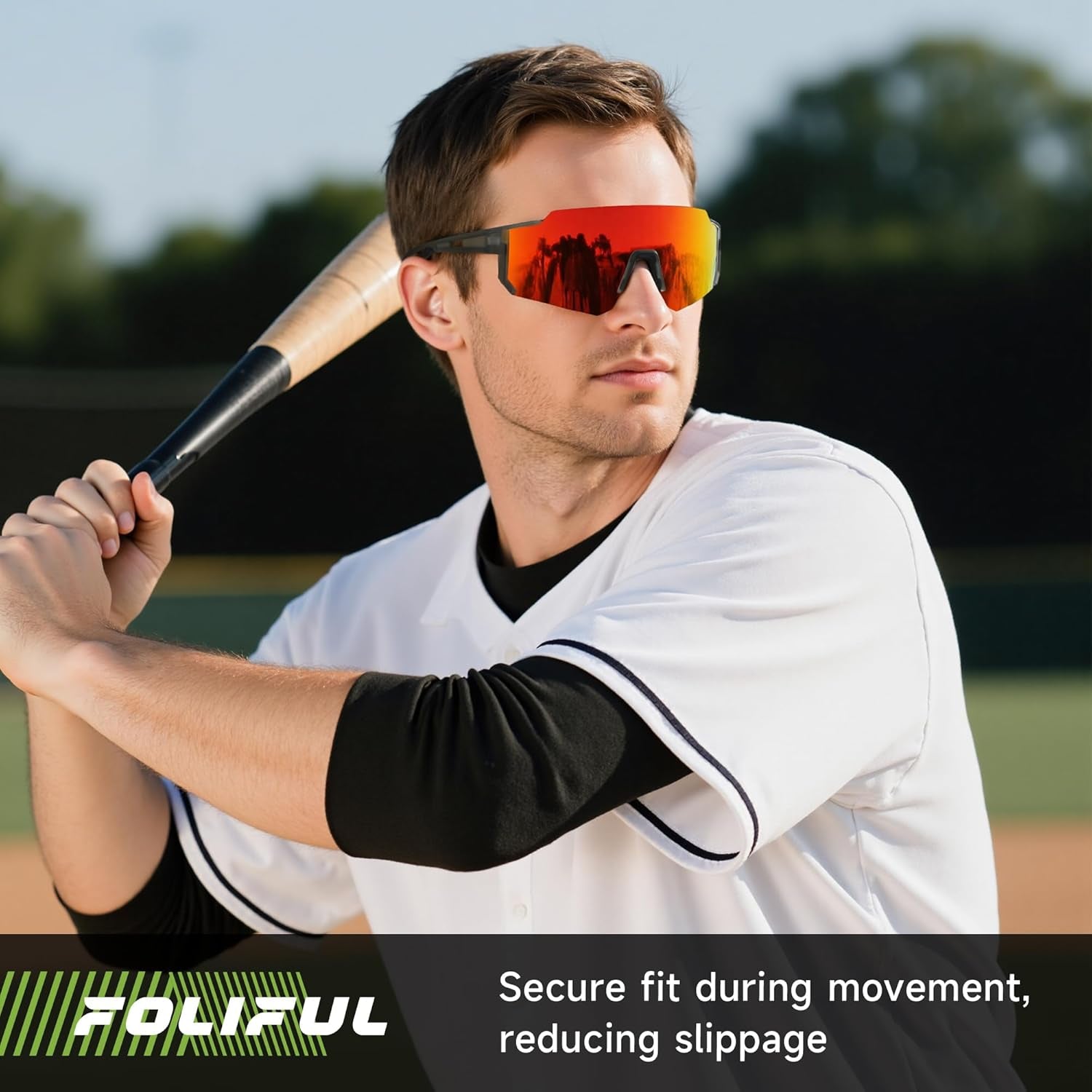 Sports Polarized Sunglasses Men Women for Running Baseball Hiking | 3 Pack Lightweight Sun Glasses with UV Protection for Cycling Fishing